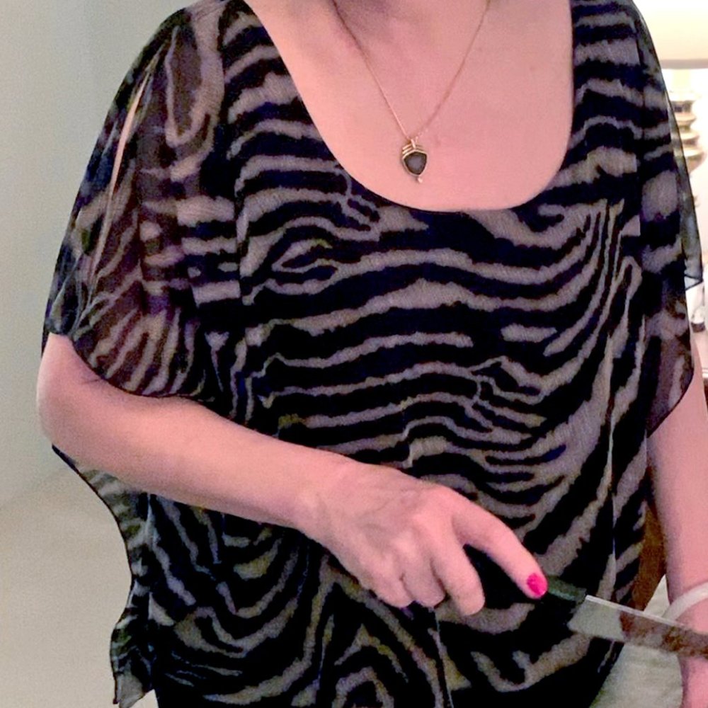 Zebra Print Top